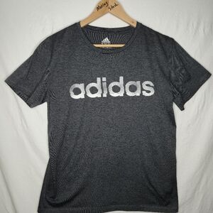 Adidas Ladies Gray Short Sleeved Tee Shirt Size XL